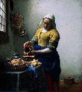 Johannes Vermeer Milkmaid Sweden oil painting artist
